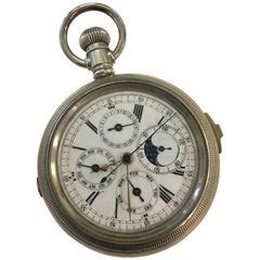 waltham moon phase pocket watch